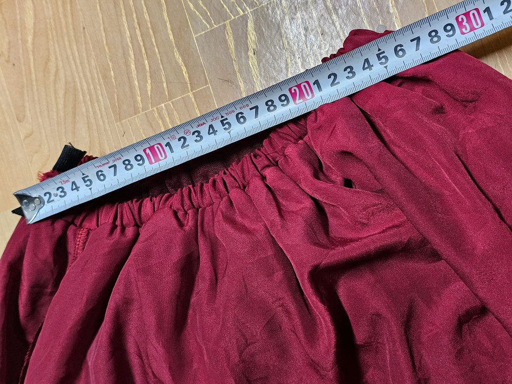 버건디 밴딩 치마 M 이미지