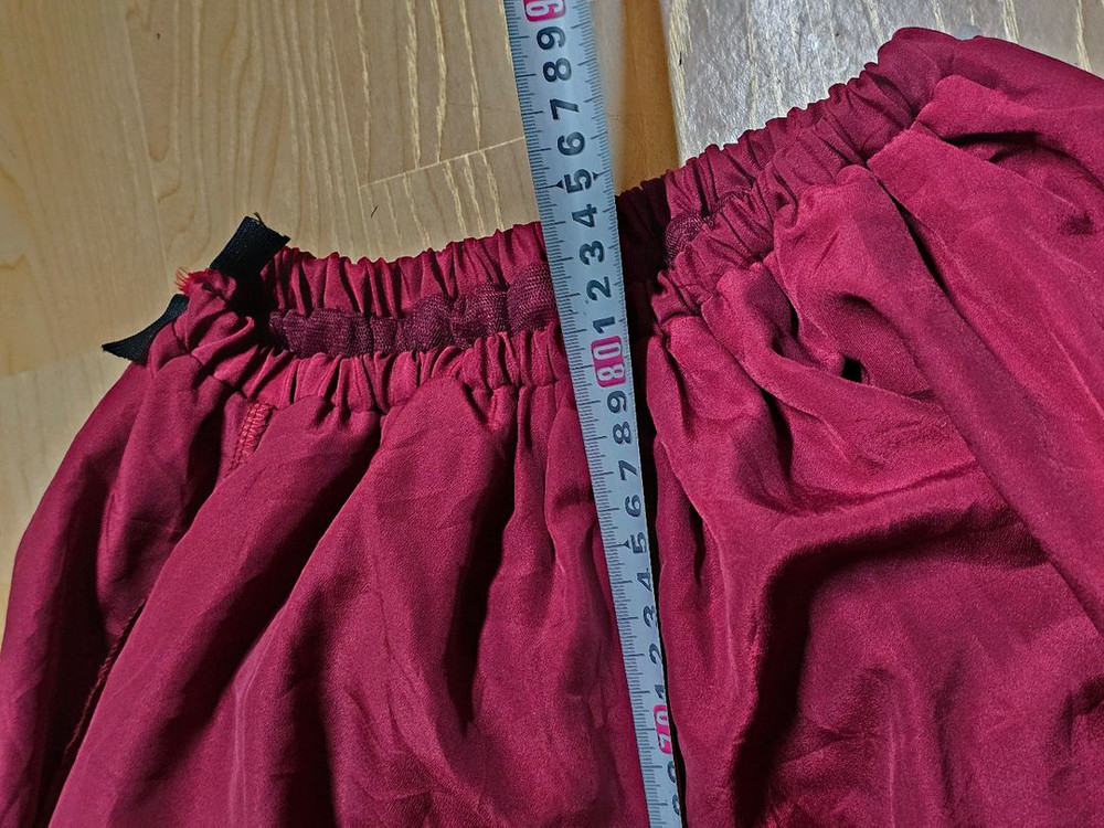 버건디 밴딩 치마 M 이미지