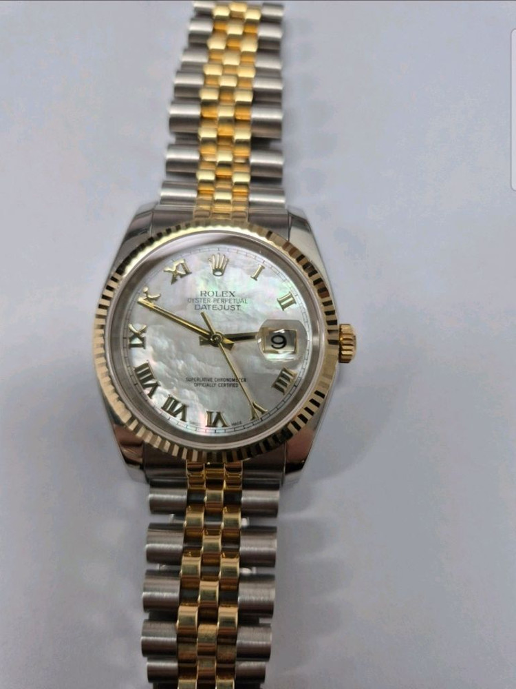 롤렉스 116233 데이저스트 콤비 자개로마판--9