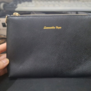 사만사 베가 블랙 파우치 클러치백 일본 빈티지 가방