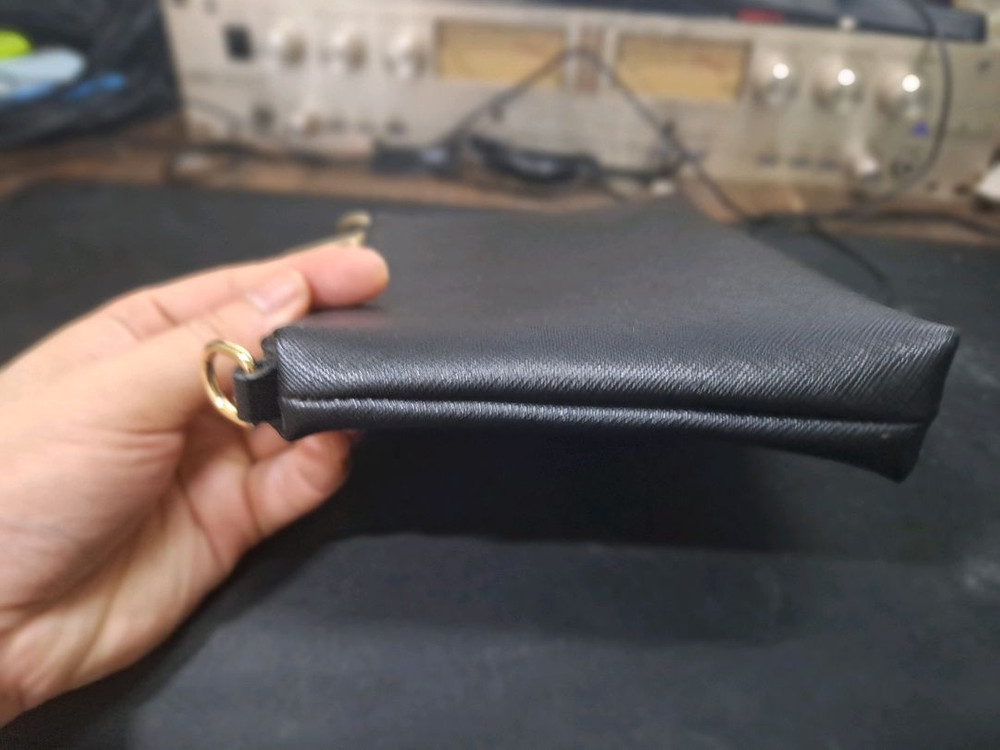 사만사 베가 블랙 파우치 클러치백 일본 빈티지 가방--3