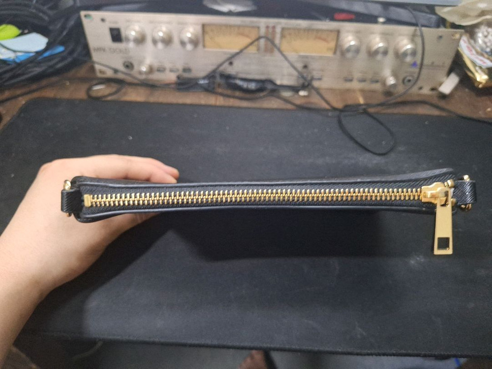 사만사 베가 블랙 파우치 클러치백 일본 빈티지 가방--5