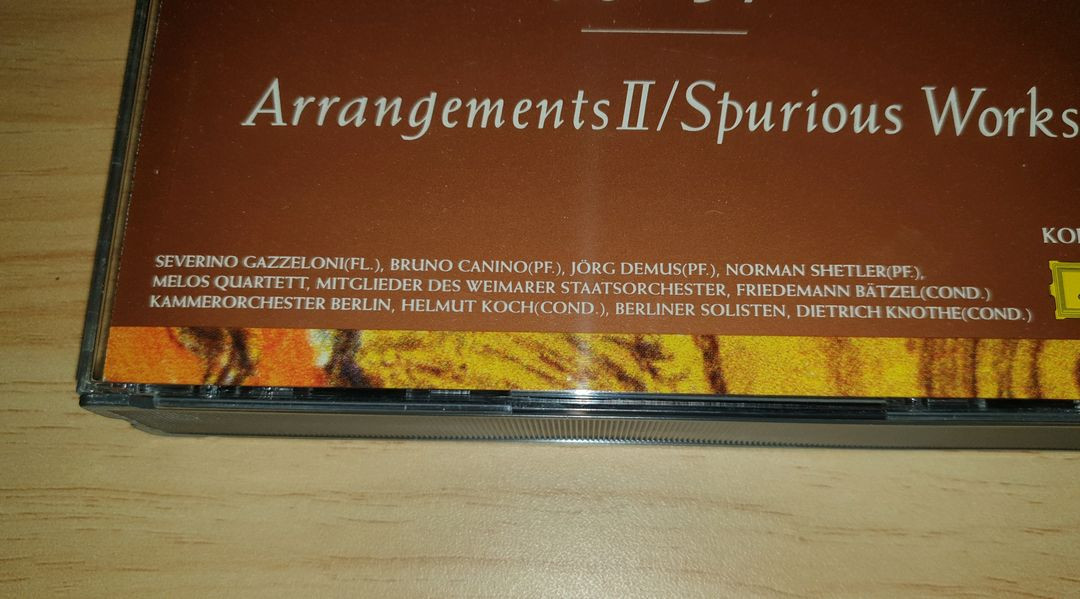 베토벤 전집물 CD 6개 일괄--6