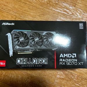 (미개봉) ASRock 9070 XT CHALLENGER D6 16GB 팝니다.