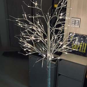 LED 자작나무 조명