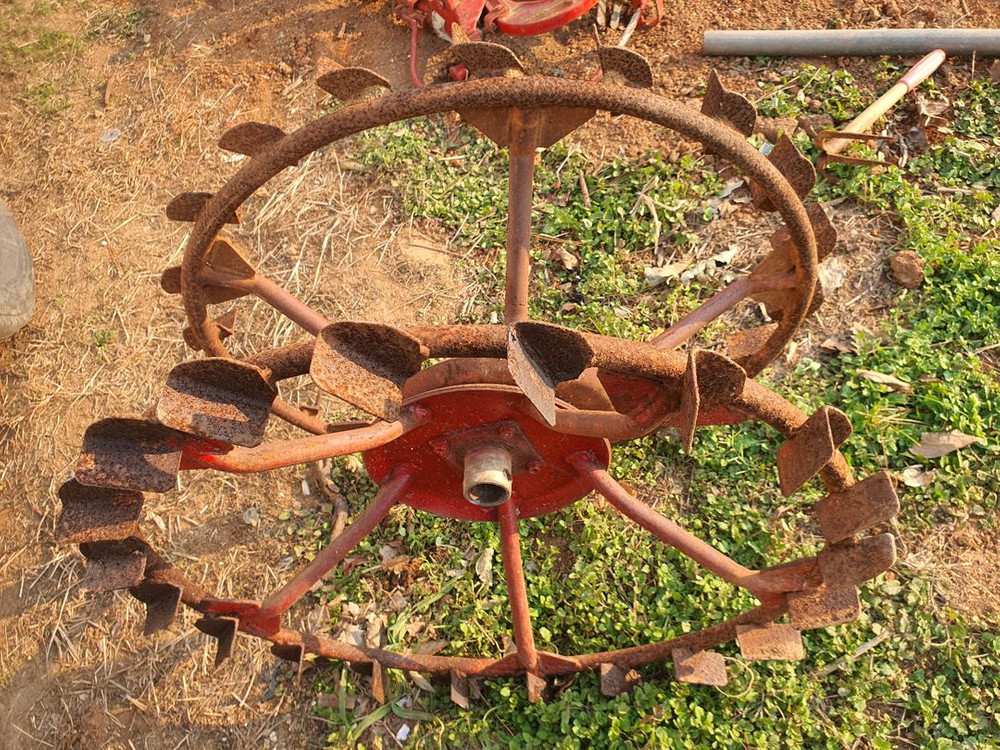 아세아 쟁기,철바퀴,비닐피복기쇠바퀴--1