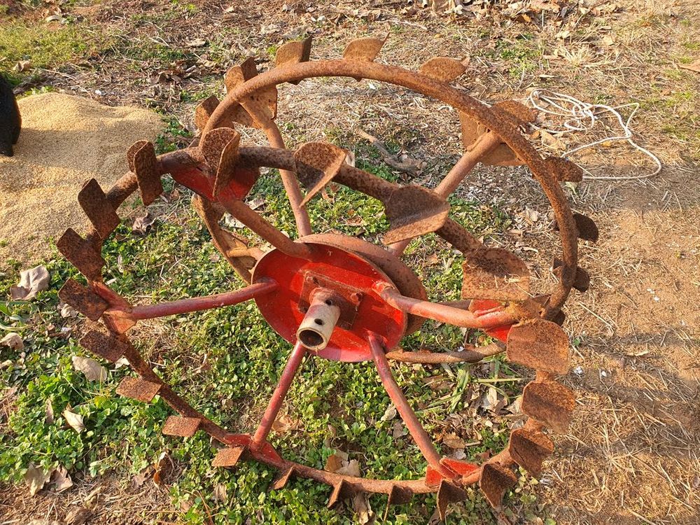 아세아 쟁기,철바퀴,비닐피복기쇠바퀴--4