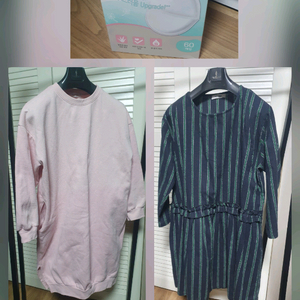 (모두일괄7천원)임부복+임부원피스겸 수유복+수유패드+턱받이DIY