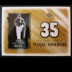 MLB 프랭크 존스 15한정 저지카드