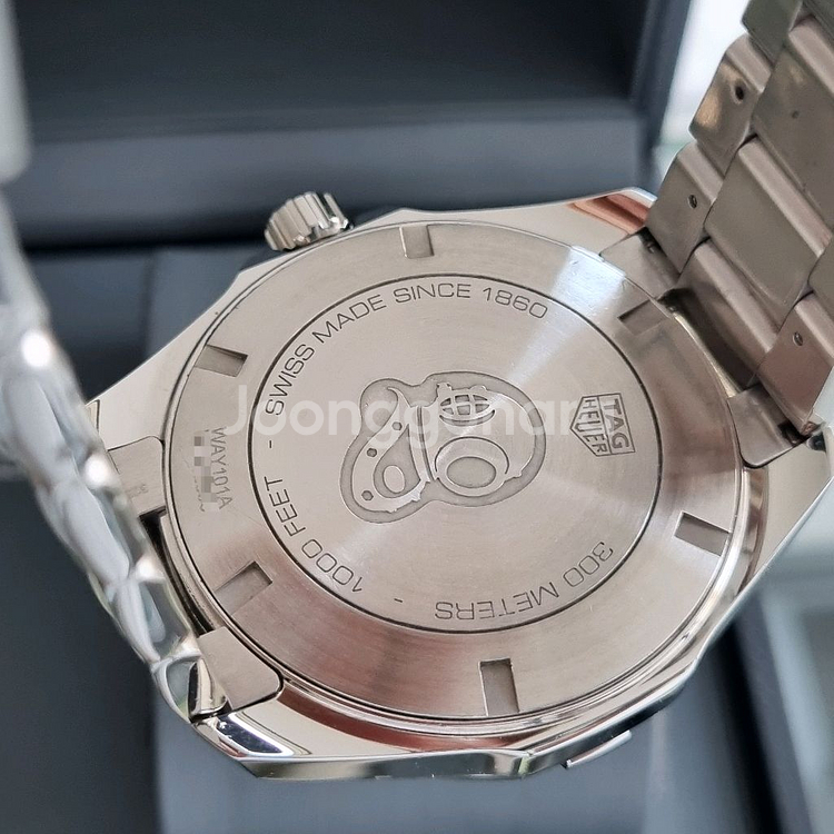 태그호이어 아쿠아레이서 쿼츠 검판 43mm WAY101A(2019년식)--7