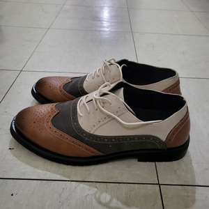 김영주 골프 남성 윙팁 드레스 슈즈 구두 270