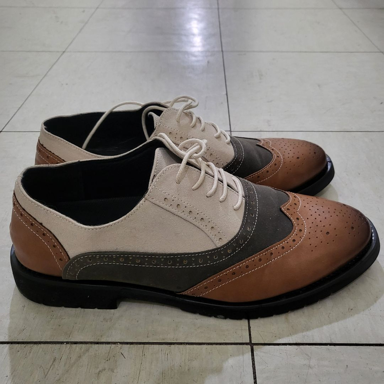 김영주 골프 남성 윙팁 드레스 슈즈 구두 270--2