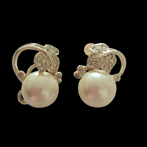 14k 옐로우 핵진주 귀걸이(10mm)