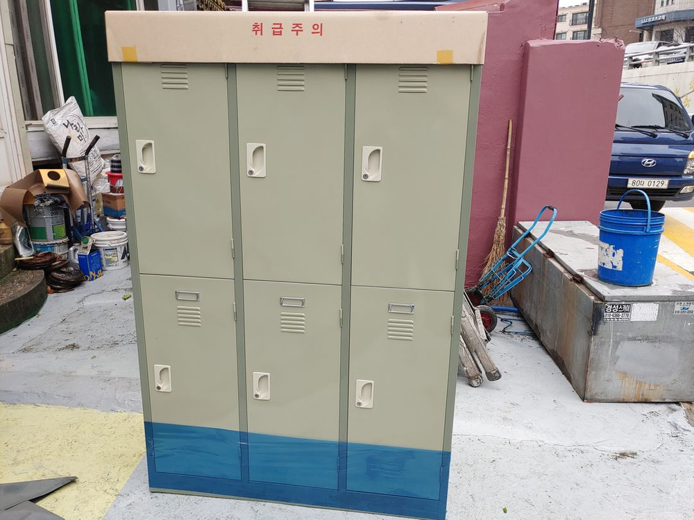 [판매] 신품 철재케비넷 철재락카장 철재사물함 판매 이미지