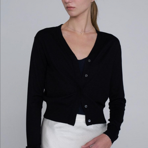 시에 리벨 가디건 블랙 s