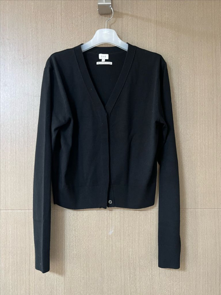 시에 리벨 가디건 블랙 s--2