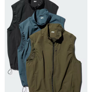 유니클로 윈드블럭 베스트 조끼 XL 블랙