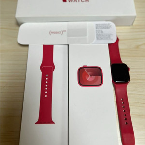 리퍼 )애플워치9 레드41m gps 이미지