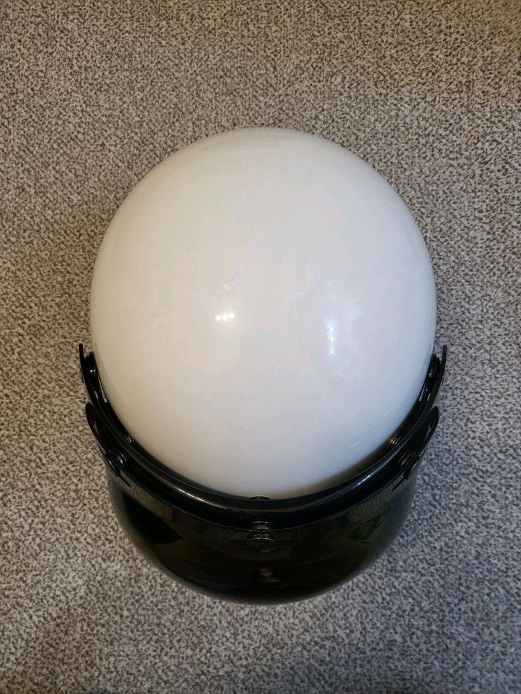 [XS] 빌트웰 보난자 화이트 클래식 오픈페이스 헬멧 이미지