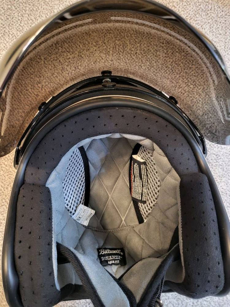 [XS] 빌트웰 보난자 화이트 클래식 오픈페이스 헬멧 이미지