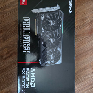 [ASRock] 라데온 RX 9070 XT CHALLENGER D6 16GB 새제품