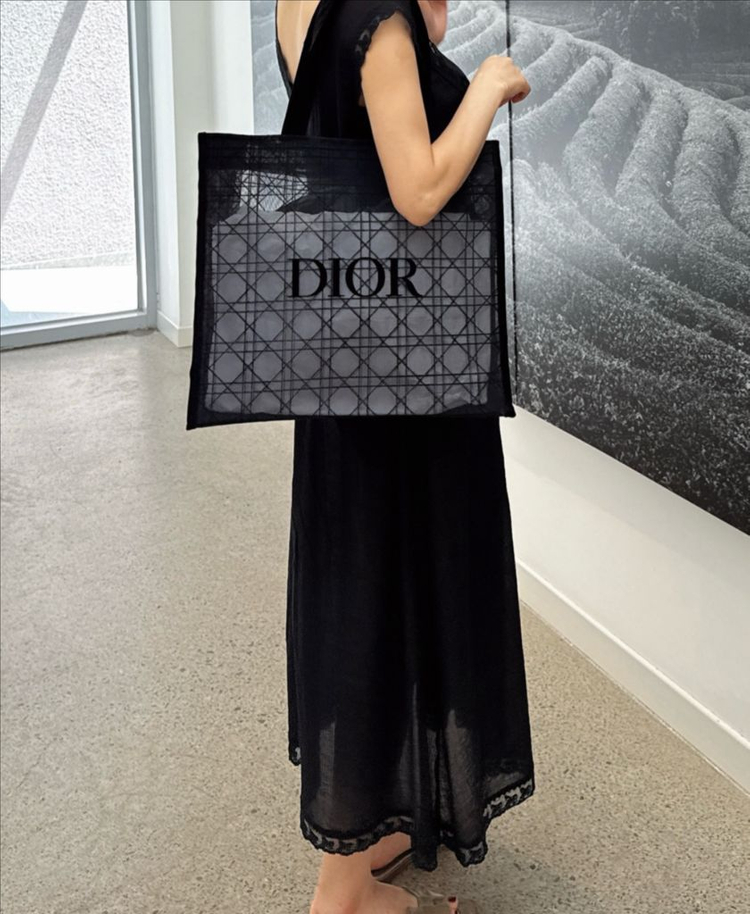 디올메쉬까나쥬토트백--3