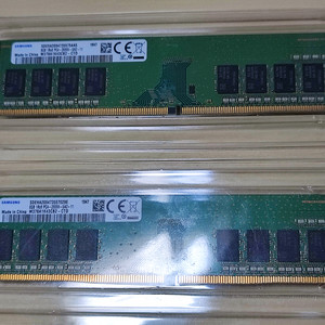 삼성 DDR4 8GB 2666 메모리 2개 세트 데탑용 팝니다.