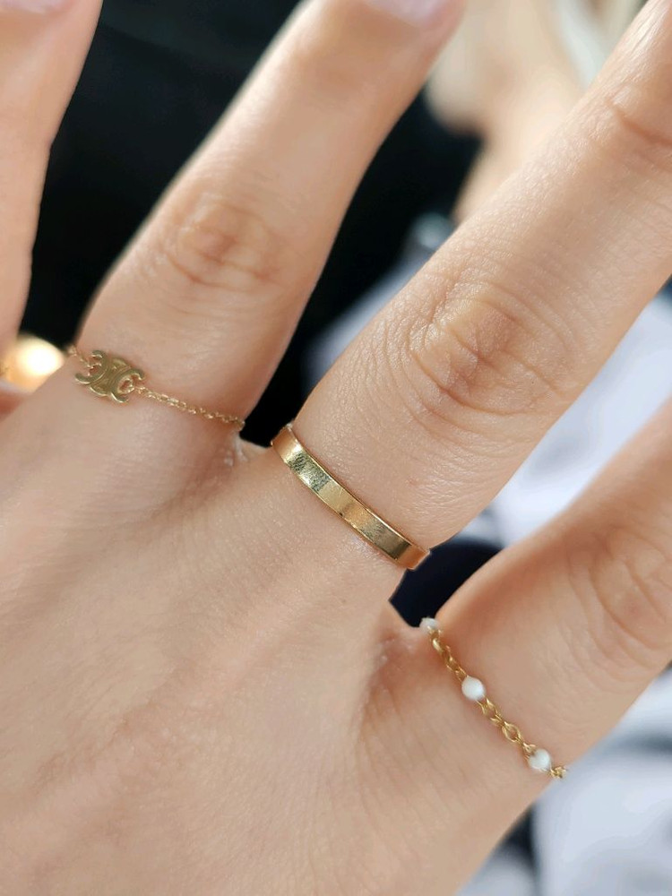 14k USA 평반지--1