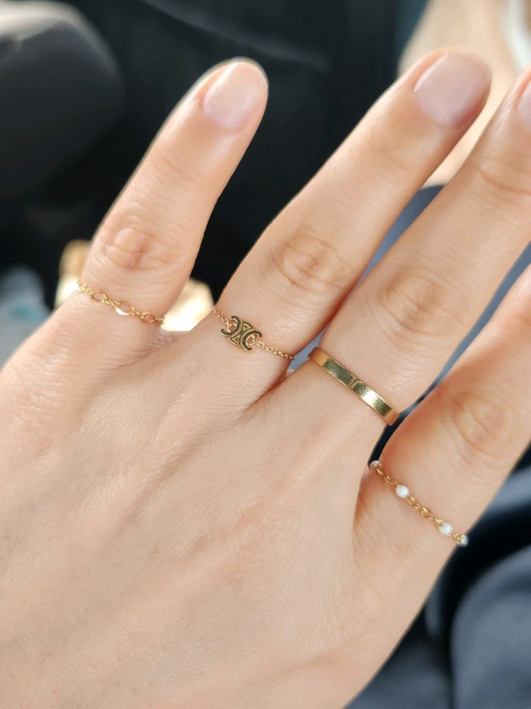 14k USA 평반지--2