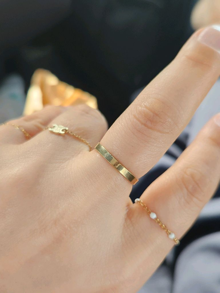 14k USA 평반지--5