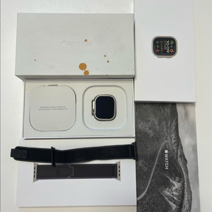 애플워치 울트라 2 49mm 티타늄 블루/블랙