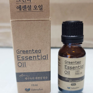 피부 진정 아로마 테라피 녹차 그린티 에센셜 오일 15ml 이미지