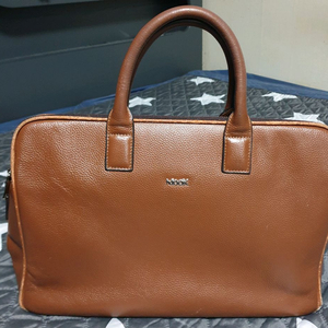 MOOK 무크 클래식 소가죽 비지니스 가방 브라운