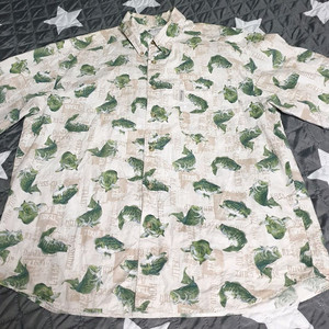 콜롬비아 00s 빈티지 패치드포켓 하와이안 셔츠 (L)