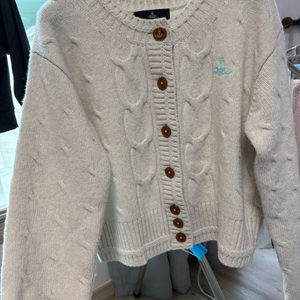 비비안웨스트우드 케이블 니트 가디건