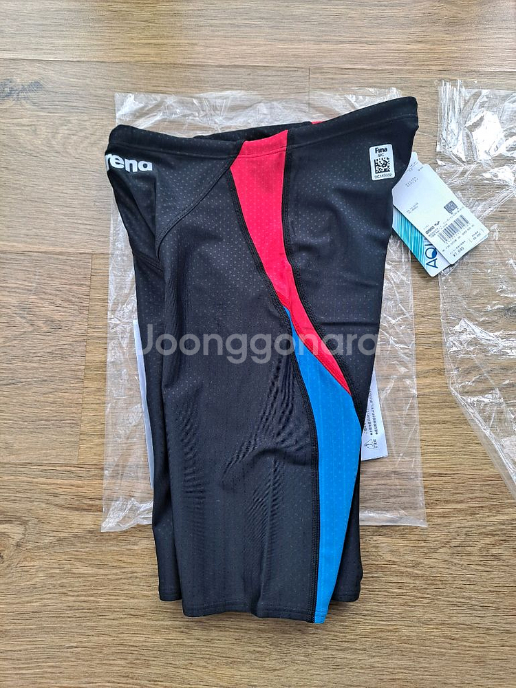 새상품 아레나 25년출시 남자 선수용 수영복 4부 fina--3
