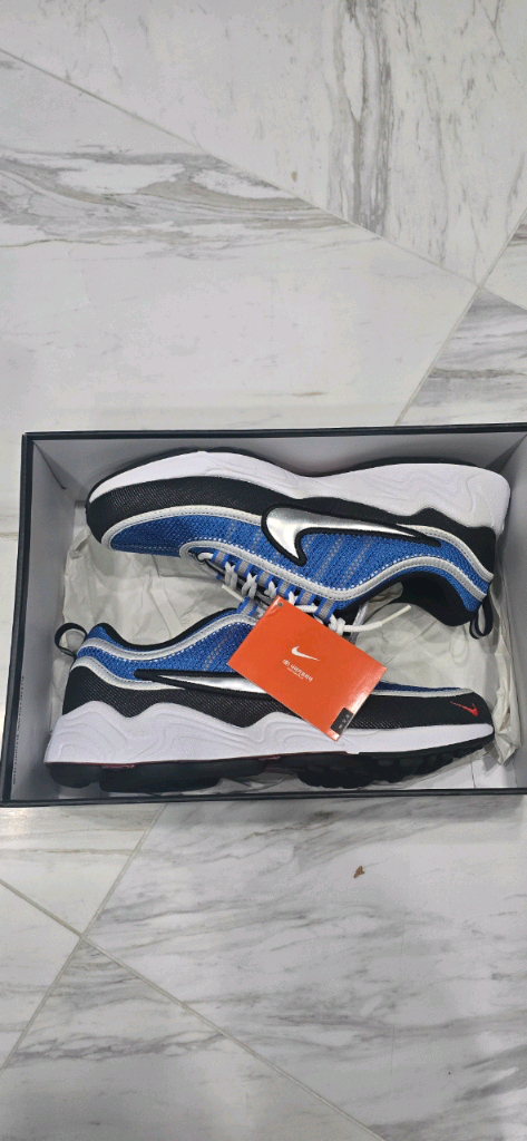 나이키 에어 줌 스피리돈 블랙 앤 시그널 블루 새상품 265 이미지