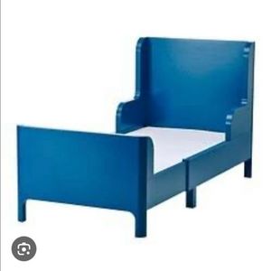 이케아 부숭에 침대 블루 어린이 키 조절 침대