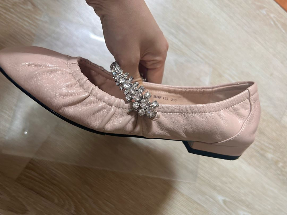 바바라 큐빅스트랩 메리제인 플랫슈즈--1