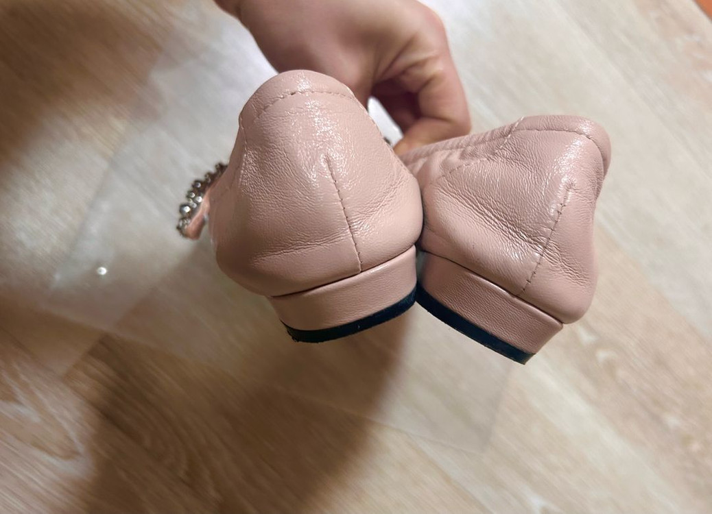 바바라 큐빅스트랩 메리제인 플랫슈즈--2