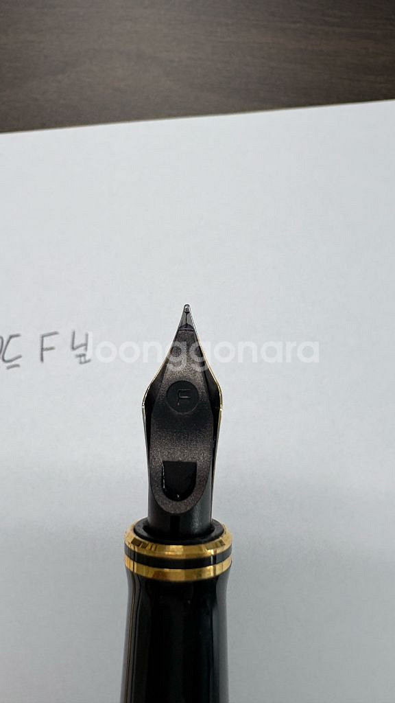 파카 듀오폴드 센테니얼 골드론 23k 골드 만년필--4