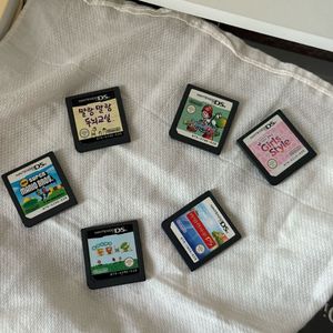 닌텐도 DS칩(슈퍼마리오, 걸스스타일, 동숲, 마법천자문, 요시아일랜드, 두뇌교실) 이미지