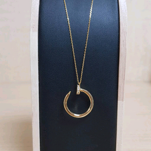 리얼 금같은 공방목걸이 (사람착용X)