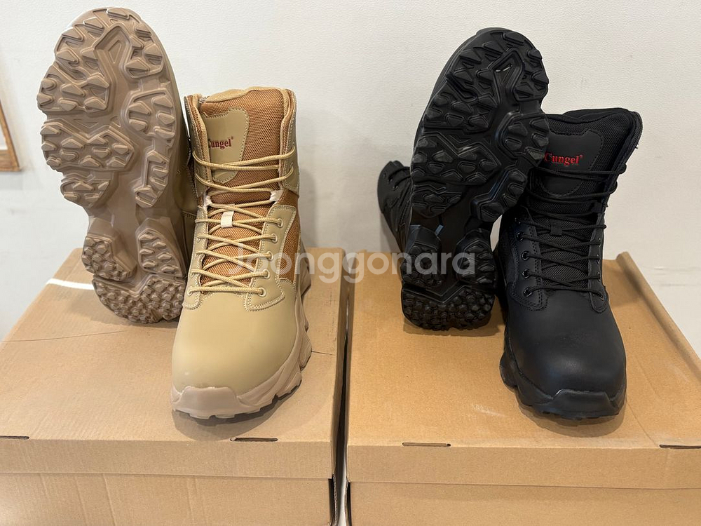 GHKO 안전화 전투화 경량안전화 발편한안전화 방수안전화 사계절 작업화--3