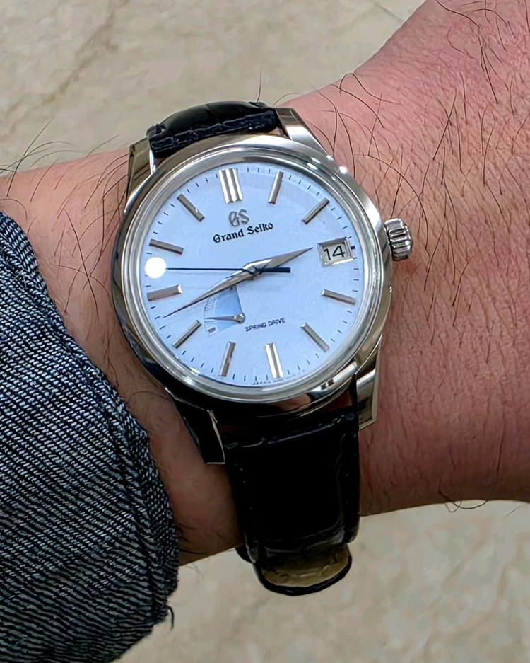 [판매/교환] 그랜드세이코 SBGA407 블루송이 국내스템핑 박스풀셋 이미지