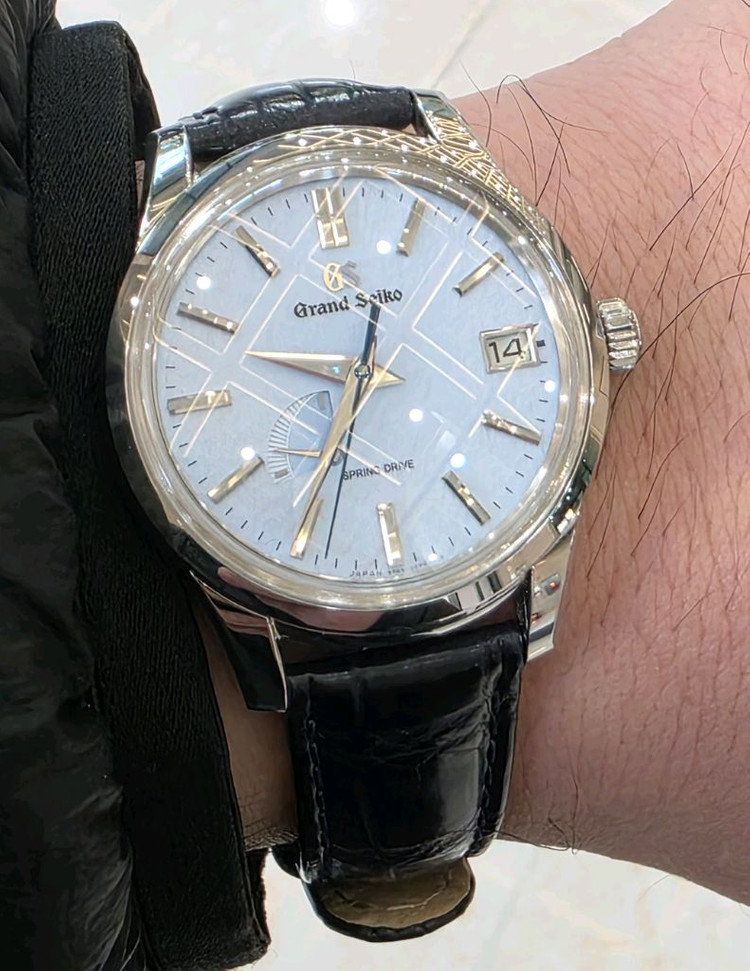 [판매/교환] 그랜드세이코 SBGA407 블루송이 국내스템핑 박스풀셋 이미지