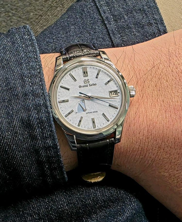 [판매/교환] 그랜드세이코 SBGA407 블루송이 국내스템핑 박스풀셋 이미지