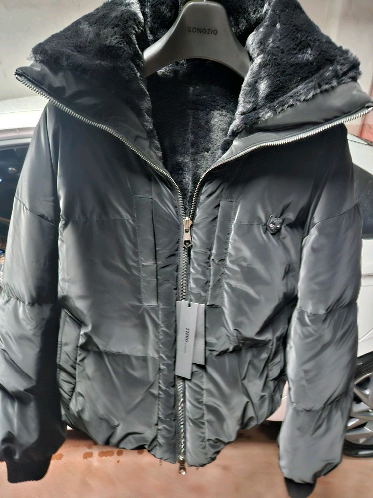 송지오옴므 지제로 리버시블 패딩 s사이즈--2