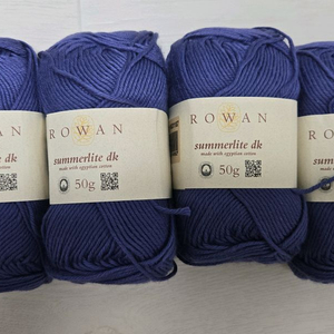 로완 써머라이트 인디고 DK 뜨개실 4타래