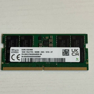 (미사용) 하이닉스 DDR5 16GB 5600 노트북 램